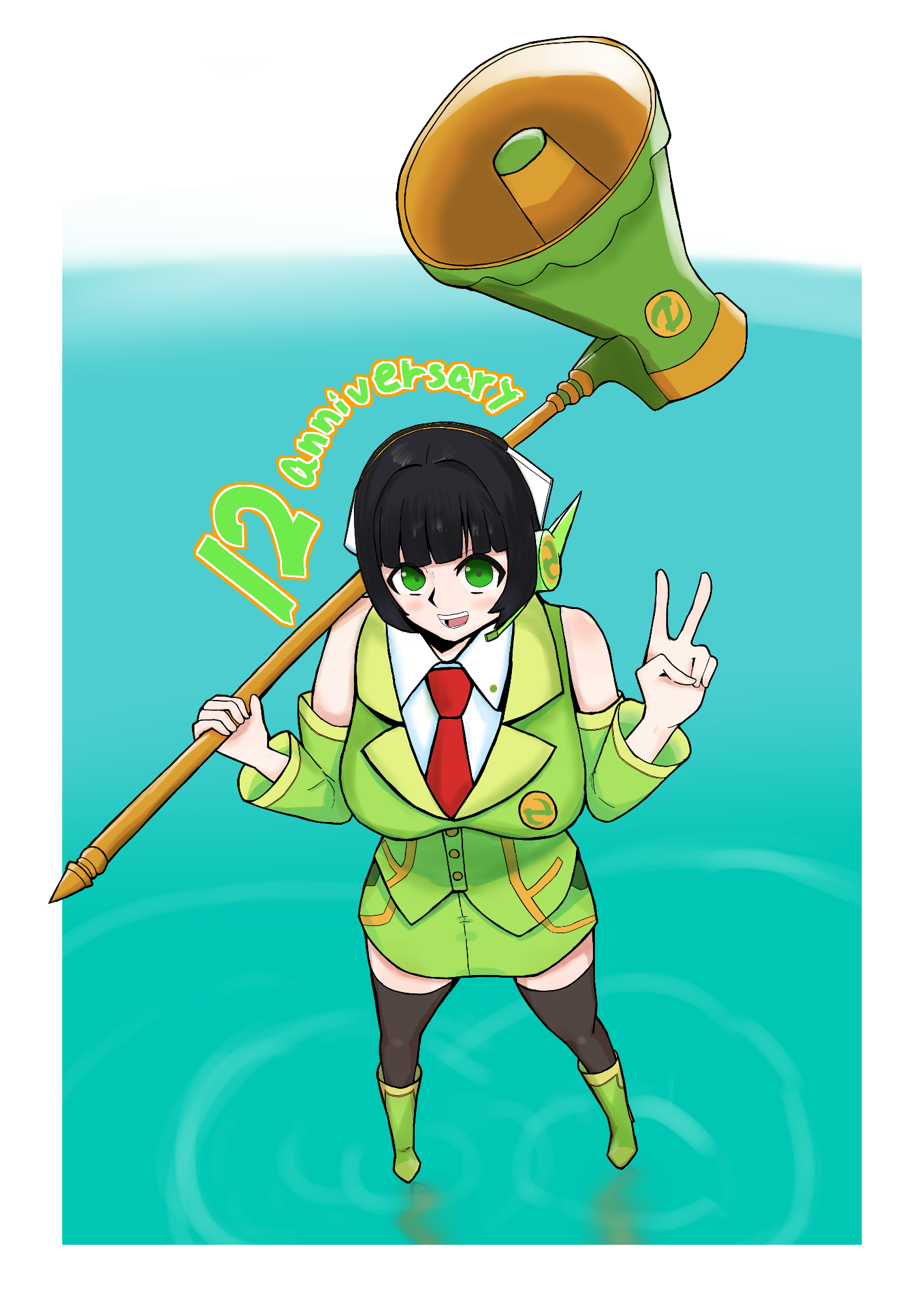 京町セイカ誕生祭12周年記念イラスト