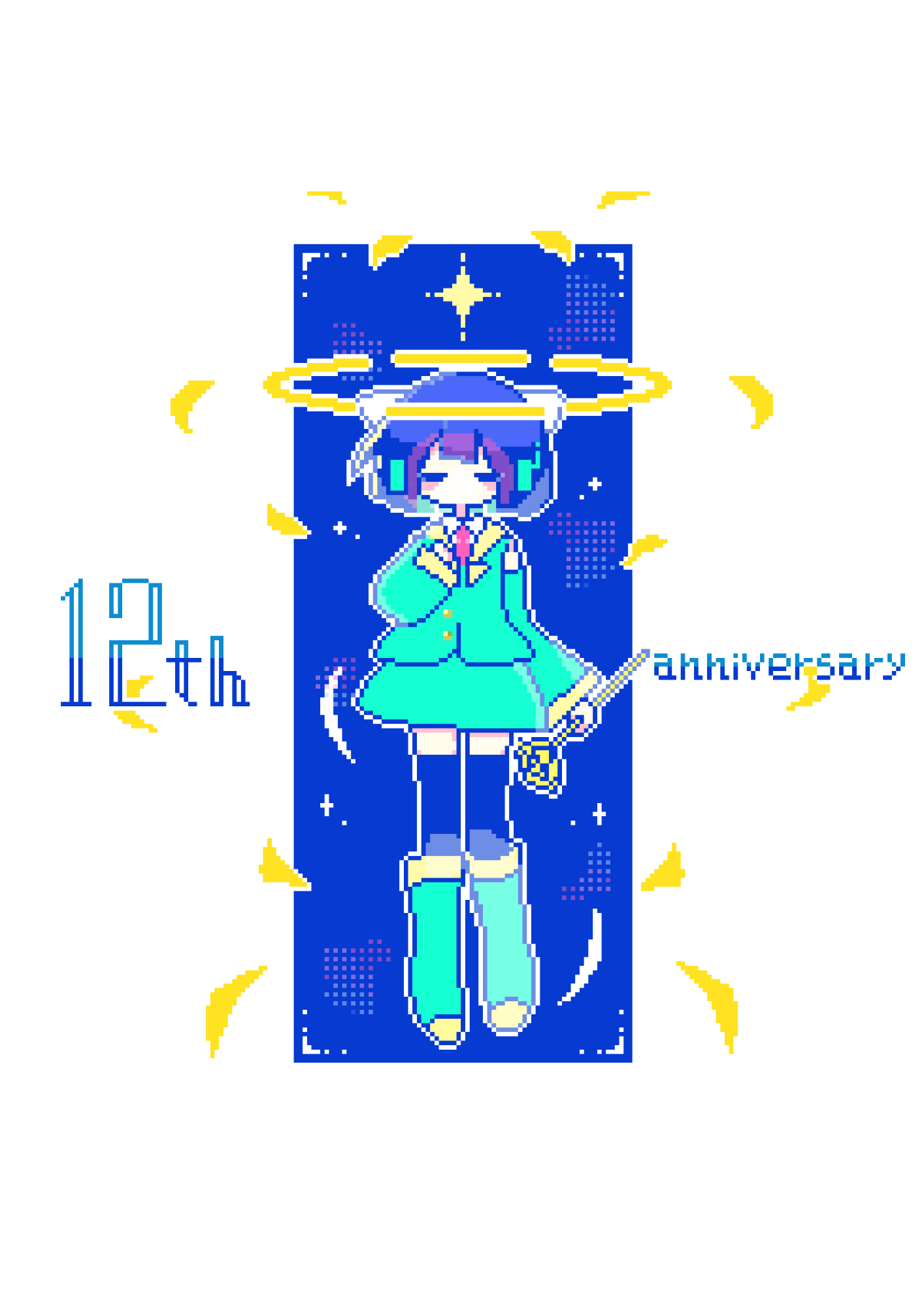 京町セイカ誕生祭12周年記念イラスト