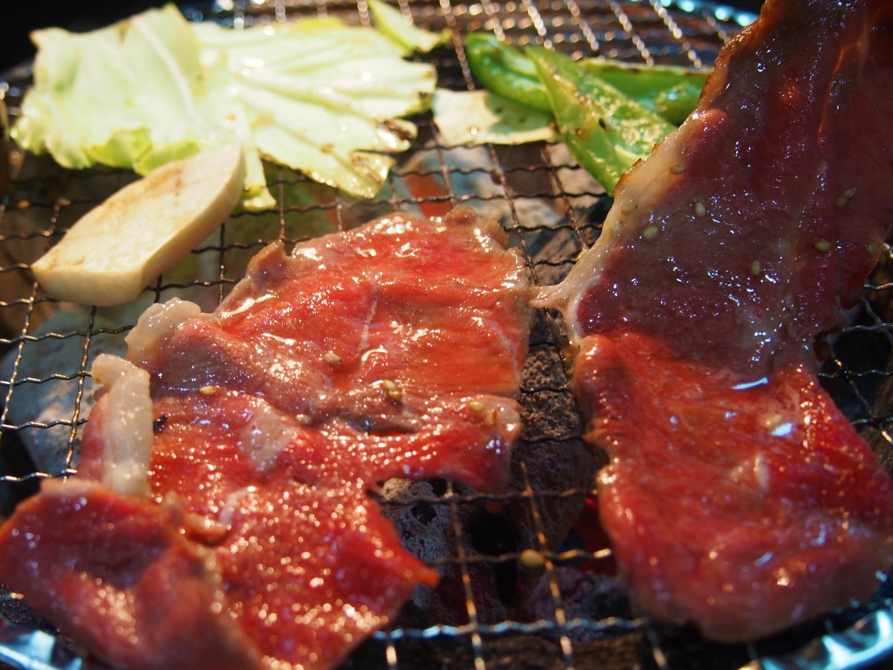 焼き野菜と上ロース