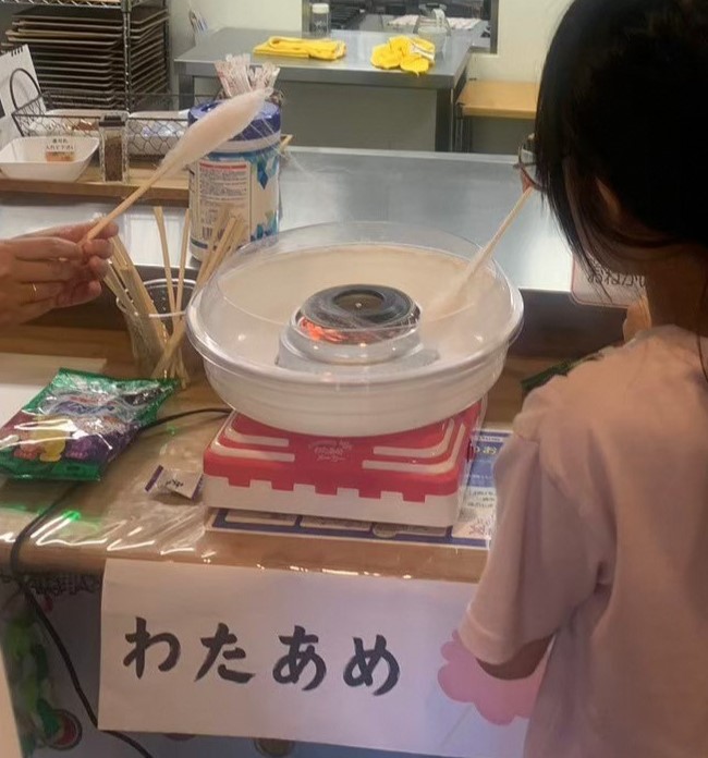 8月ここいこ広場ミニ屋台の様子