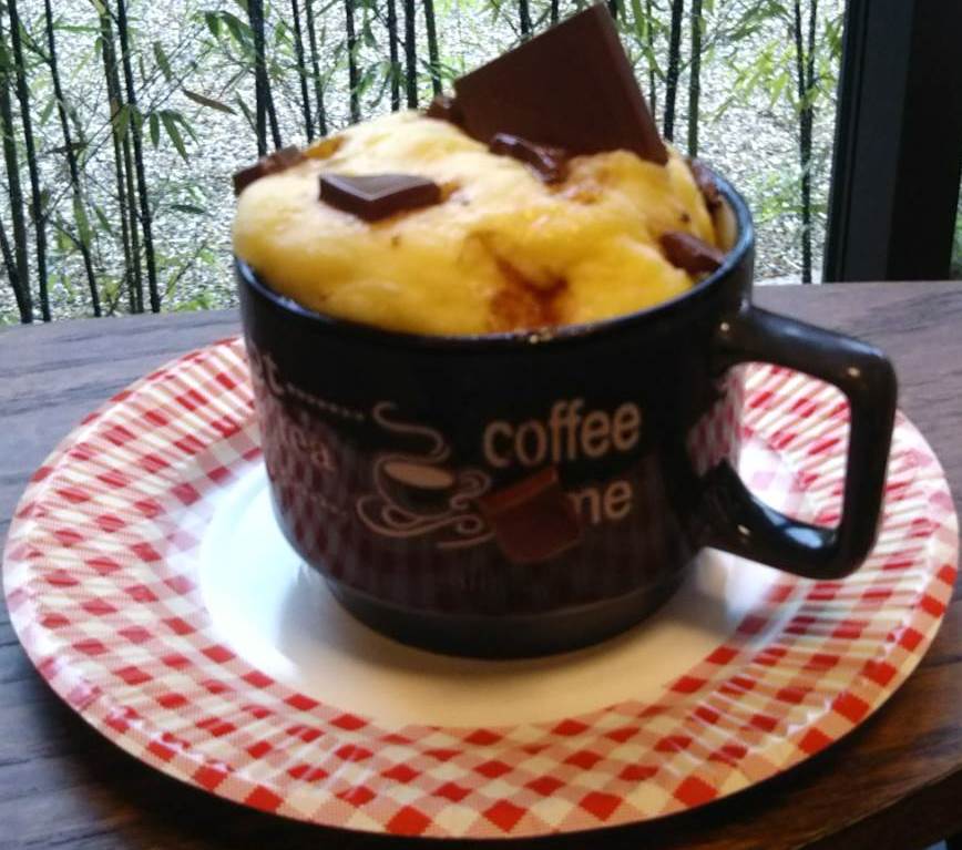 もち入りマグカップケーキ
