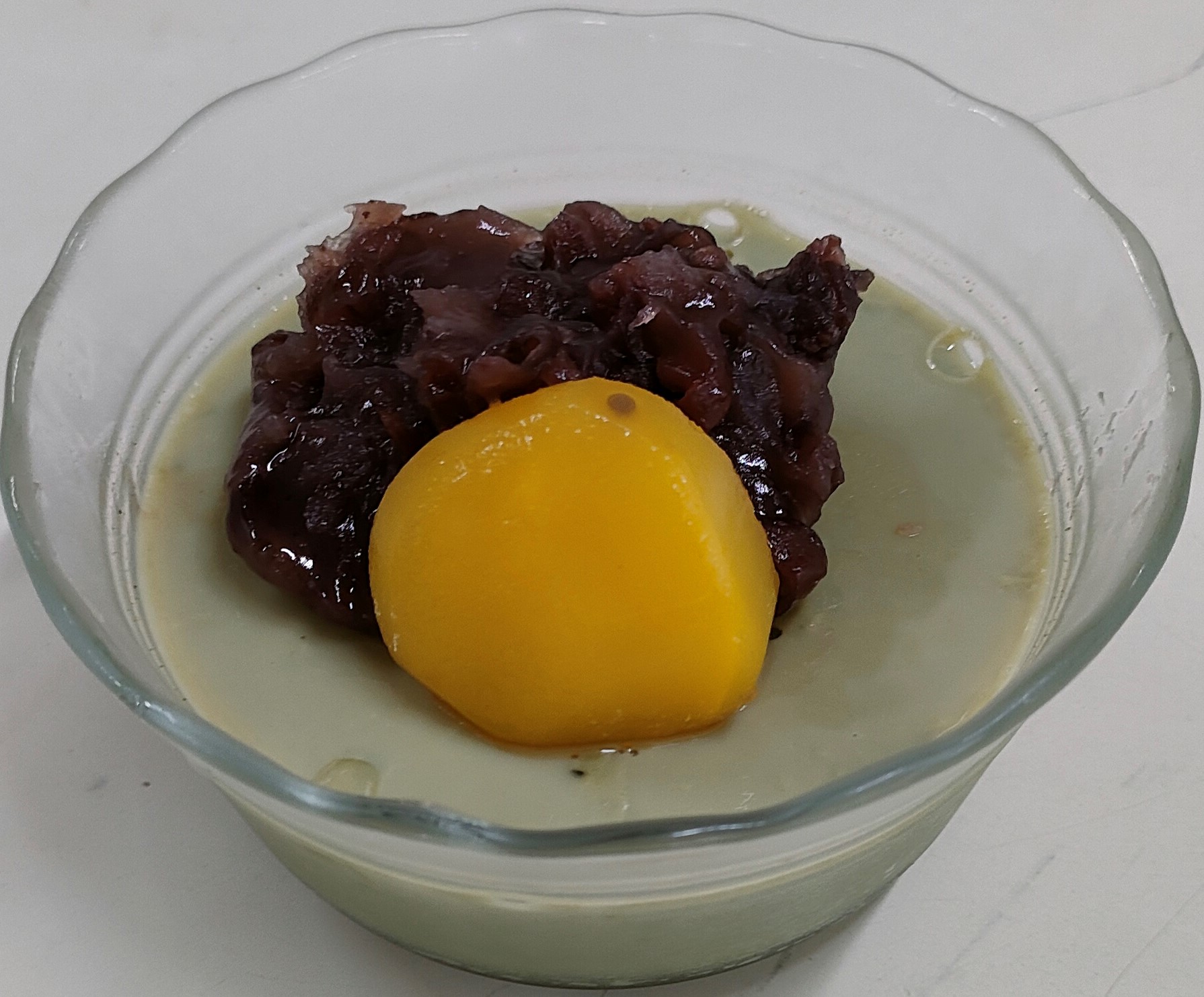 抹茶豆乳プリン