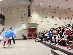 空気砲実演