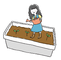 素材番号14-なぁちゃん_プチ農業.