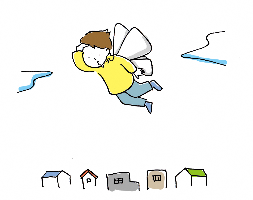 素材番号18-はんちゃん_蚊のドローン