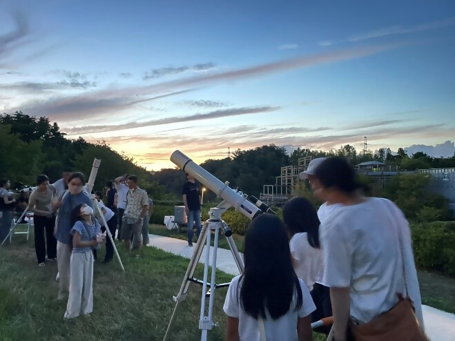 星空カフェの様子の写真