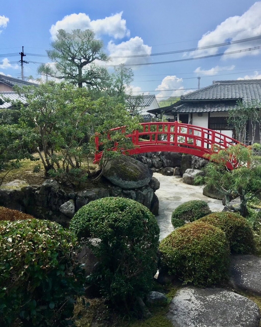 赤い橋の写真