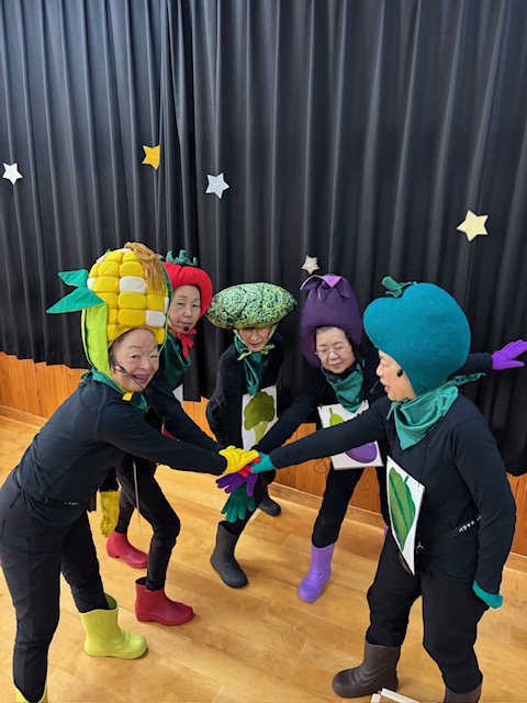 心をひとつに今日も頑張るぞ