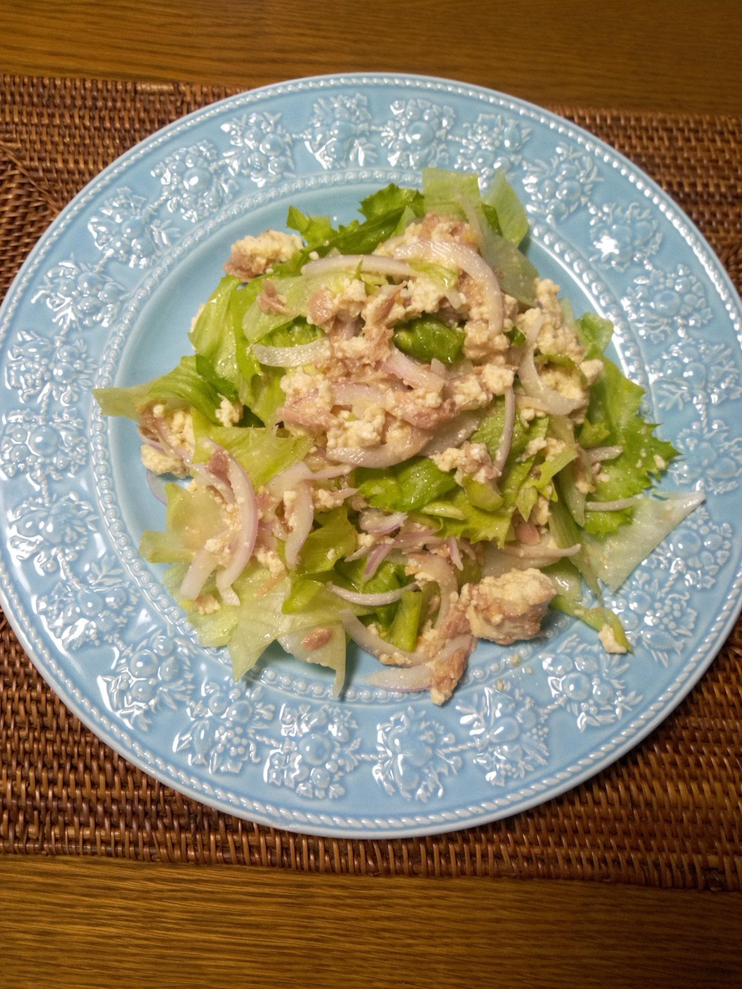 レタスの白和え風サラダ
