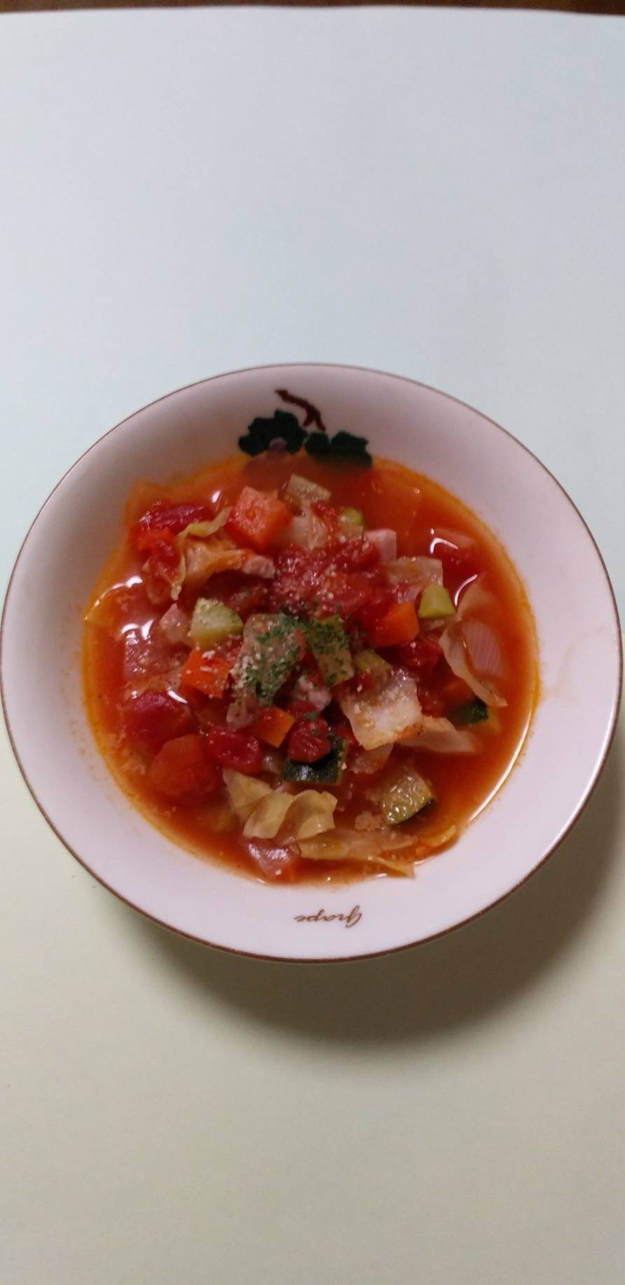 野菜たっぷりミネストローネ