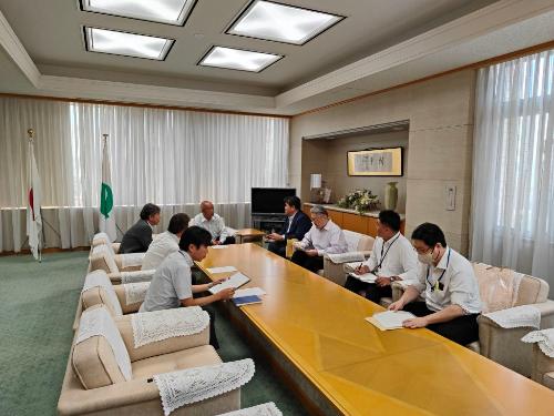 工事着工の報告