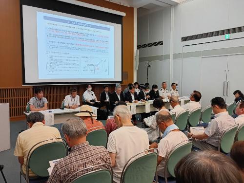 祝園分屯地における火薬庫等の整備に係る住民向け工事説明会