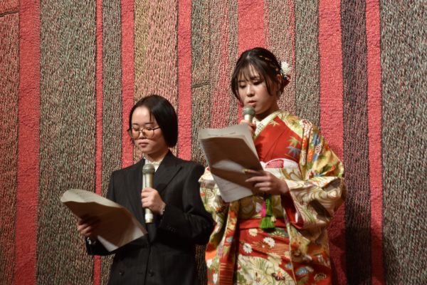 二十歳のつどい式典の司会