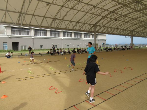 かけっこ講座の様子