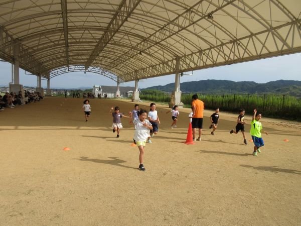 かけっこ講座の様子