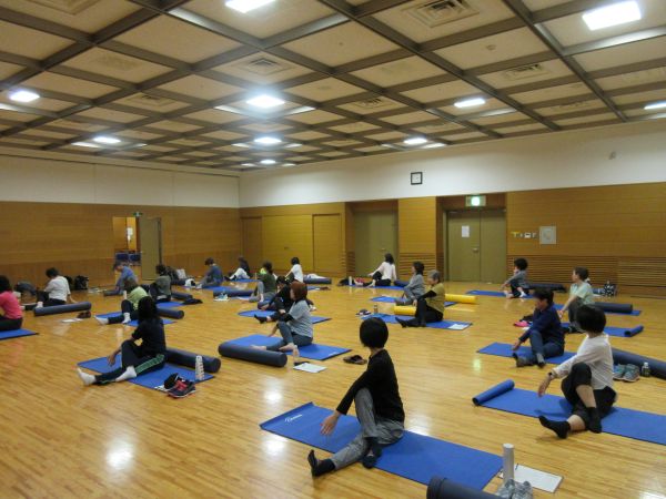 リラックスストレッチ講座の様子