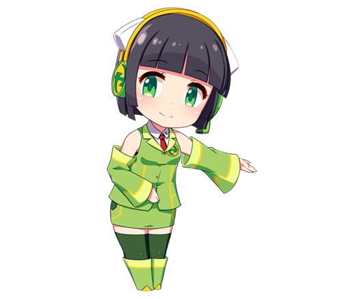 二次元コードを紹介する京町せいか