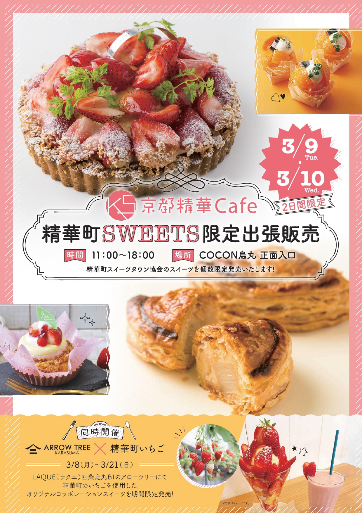 京都精華cafe COCON烏丸 AROOW TREEコラボレーションの画像