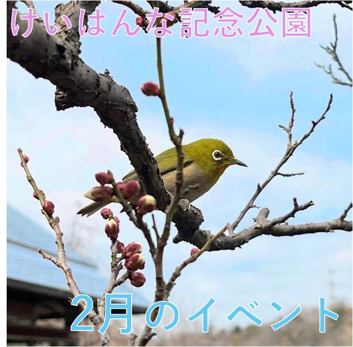 けいはんな記念公園2月の主なイベント一覧